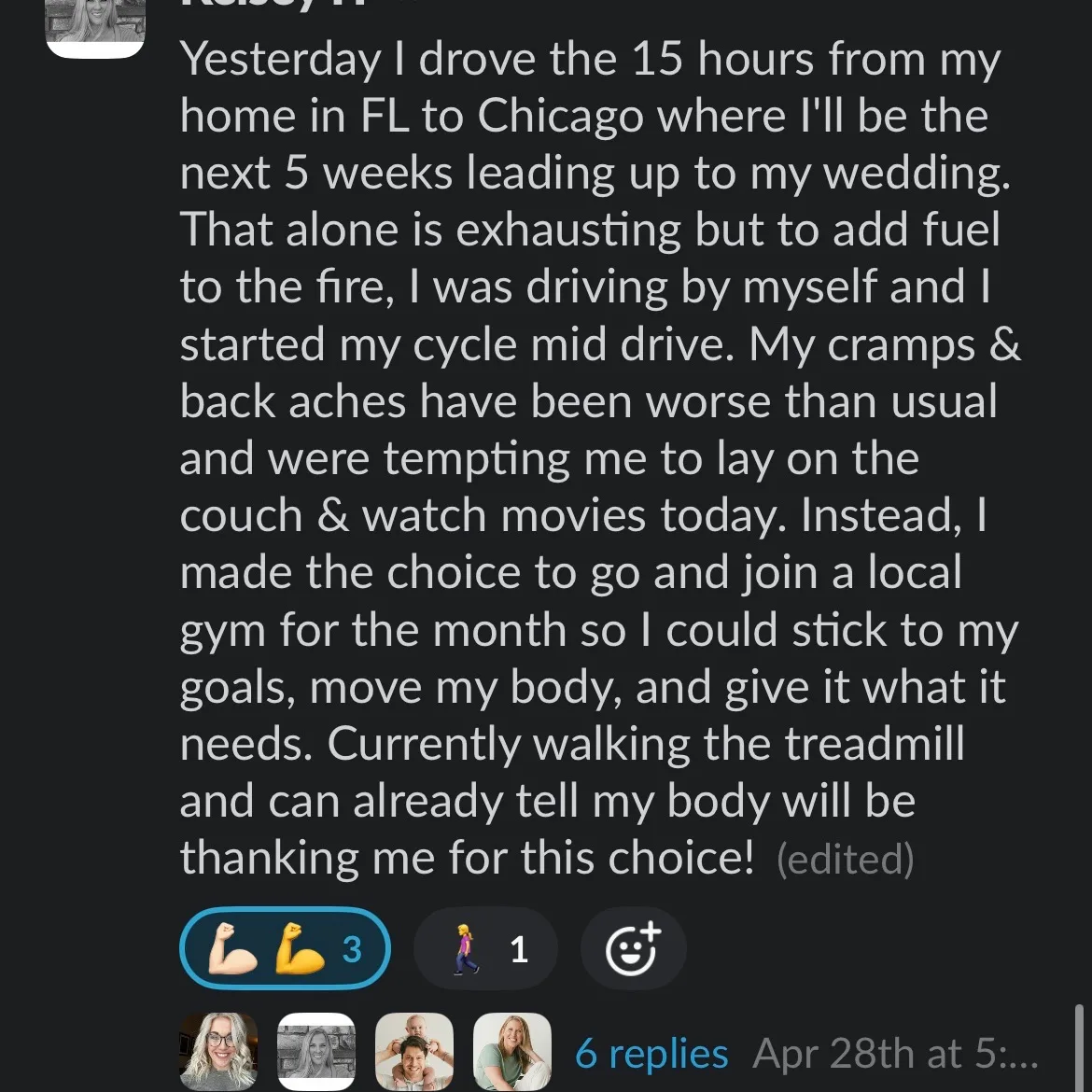 Client win shared in the Nurture community