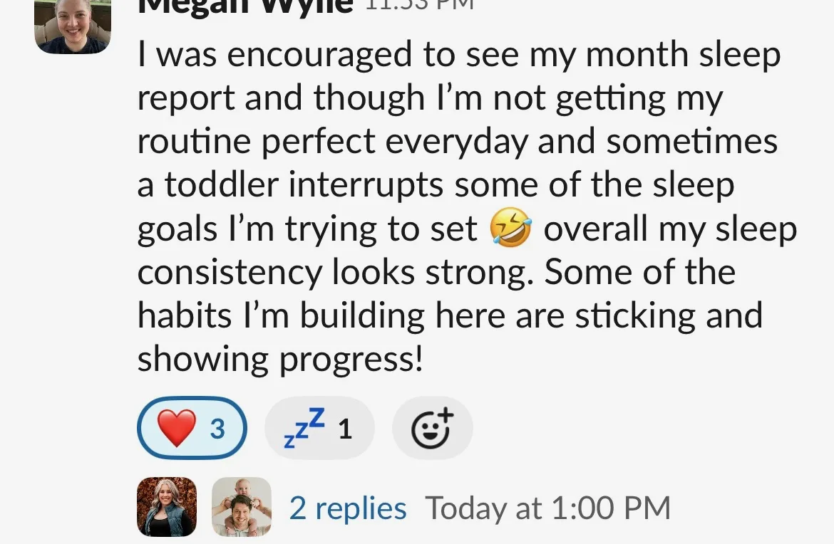 Client win shared in the Nurture community